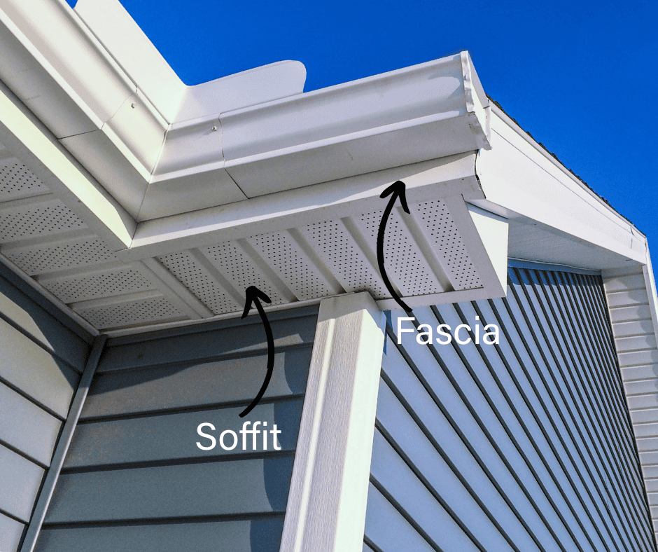 Soffit and fascia related gutter work